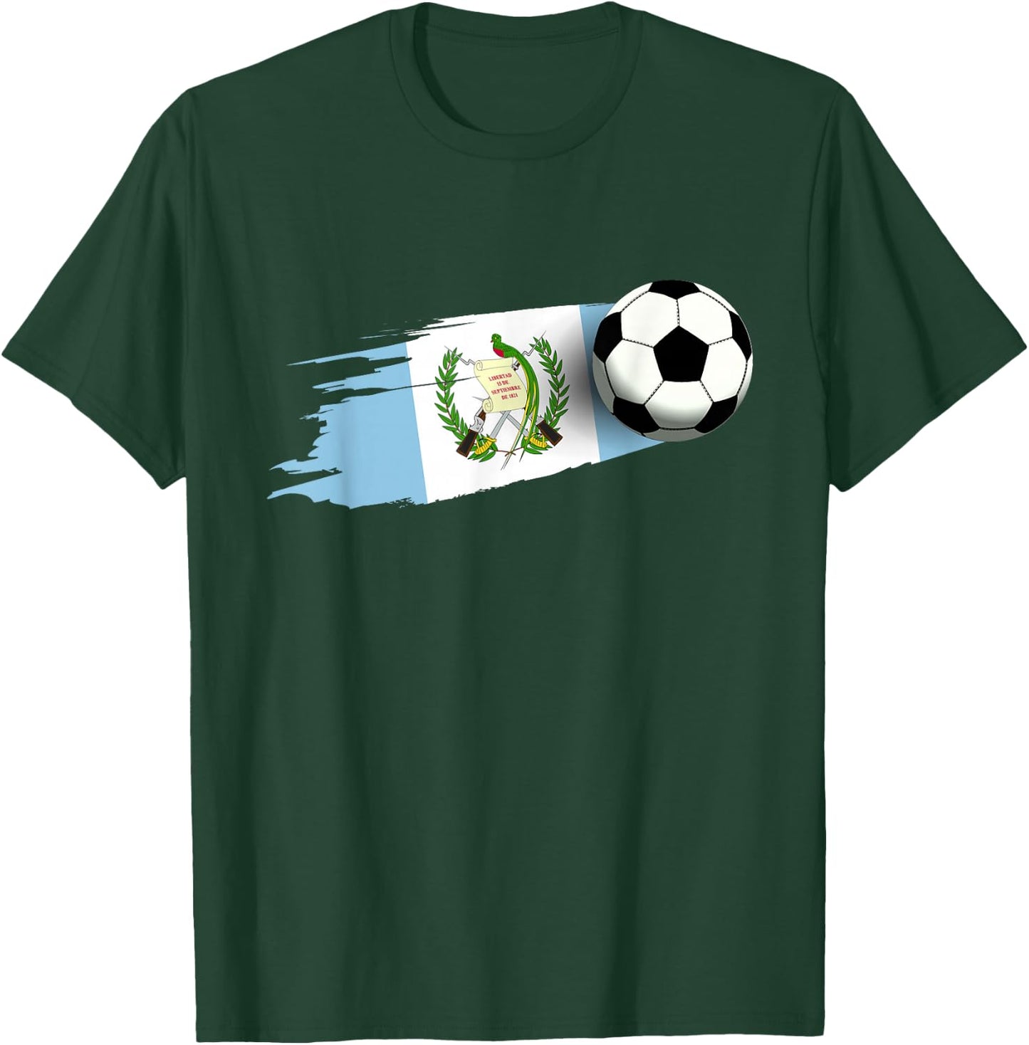 Guatemala Flag Jersey Guatemalan Soccer Team Guatemalan T-Shirt - T-Shirt | Forest
