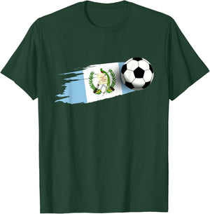 Guatemala Flag Jersey Guatemalan Soccer Team Guatemalan T-Shirt - T-Shirt | Forest