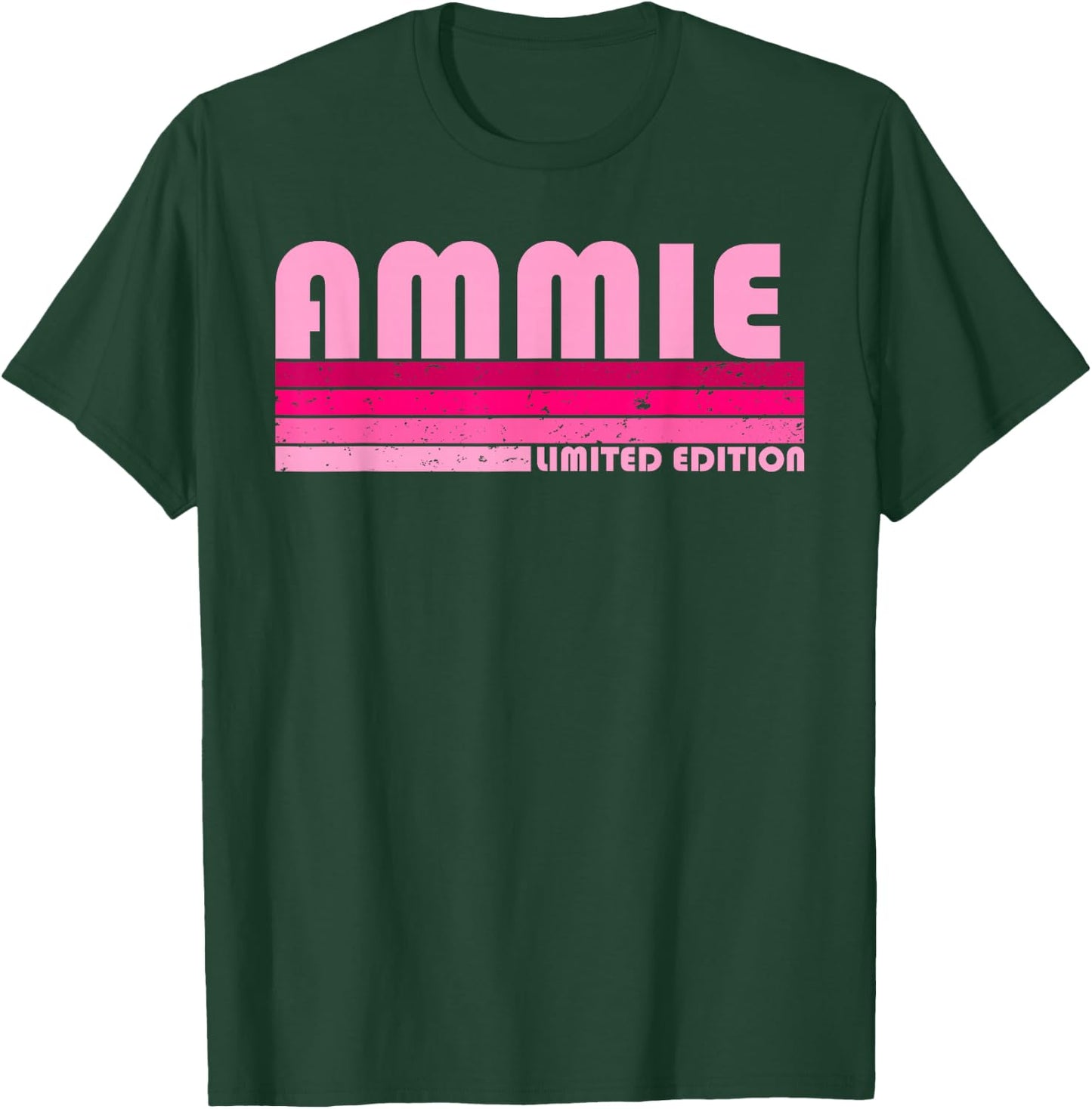 AMMIE Name Personalized Retro Vintage 80s 90s Birthday T-Shirt - T-Shirt | Forest