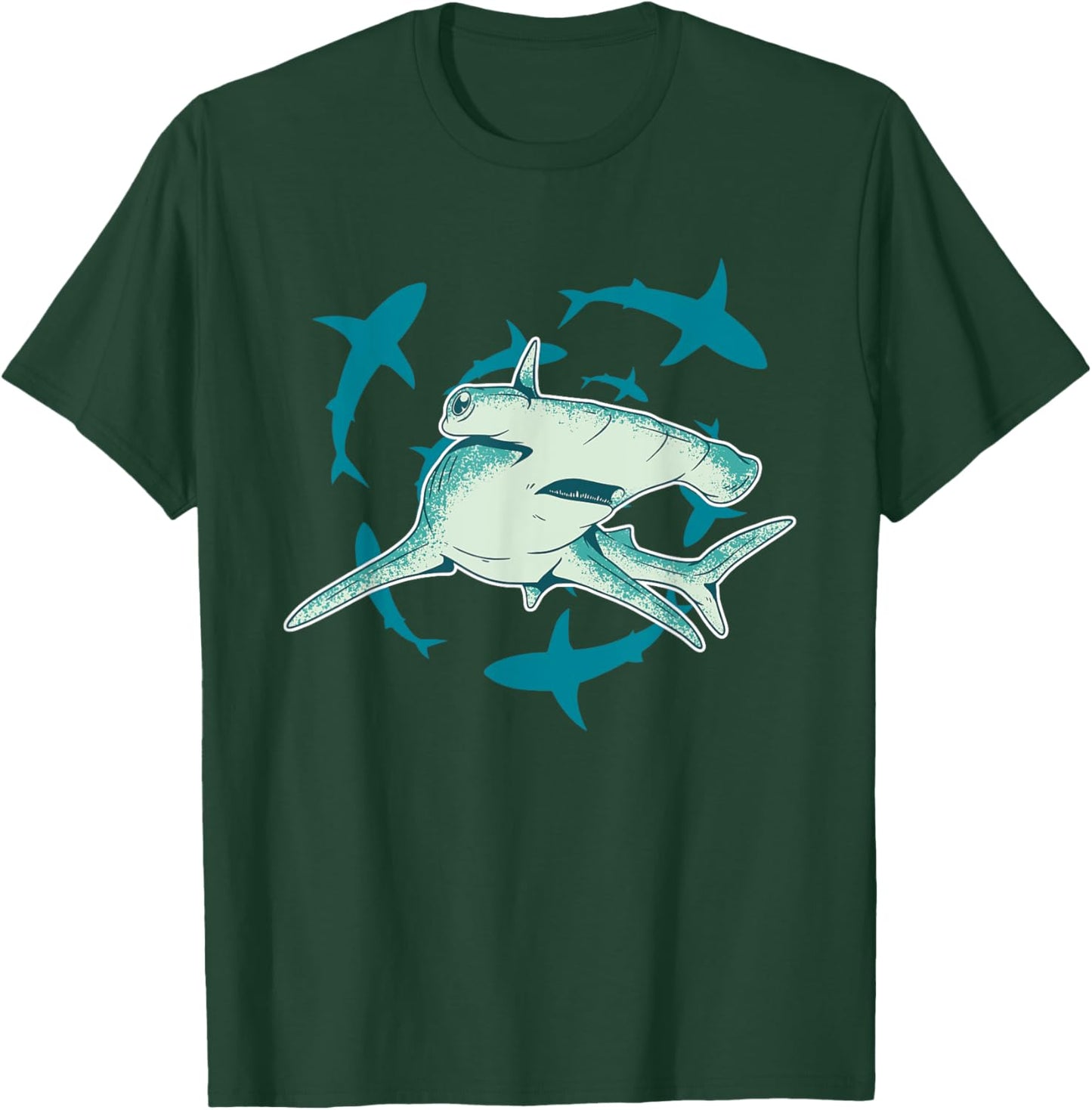 Hammerhead Shark T-Shirt - T-Shirt | Forest