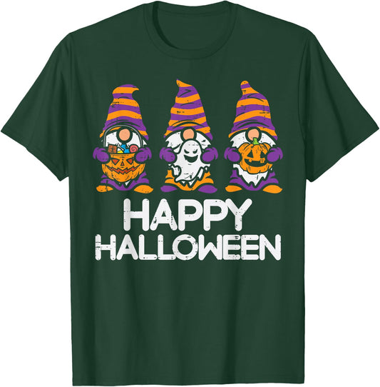 Nordic Gnomes Happy Halloween Costume Garden Men Women Kids T-Shirt - T-Shirt | Forest