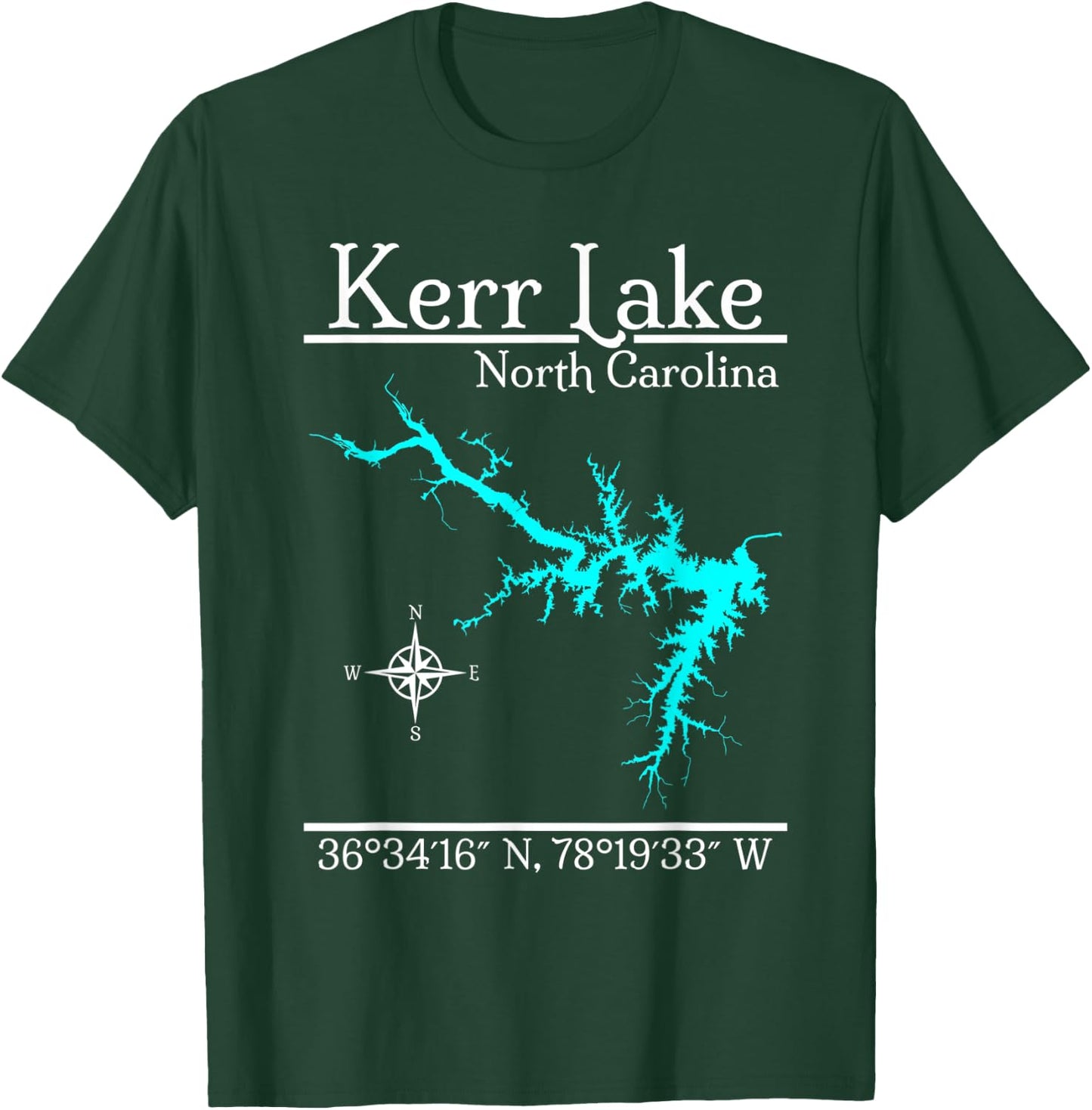 Kerr Lake - North Carolina T-Shirt - T-Shirt | Forest