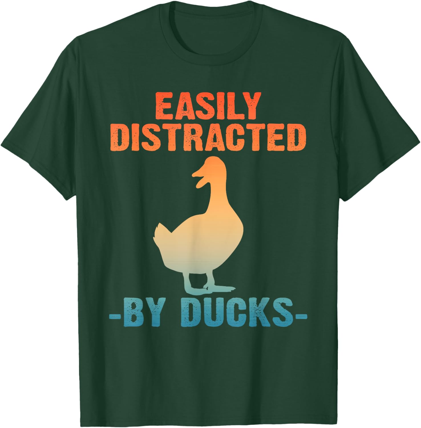 Cute Duck Design Women Aquatic Bird Duck Lovers T-Shirt - T-Shirt | Forest