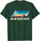 Hintertux Tyrol - Austria Retro 80s Ski Holidays T-Shirt - T-Shirt | Forest