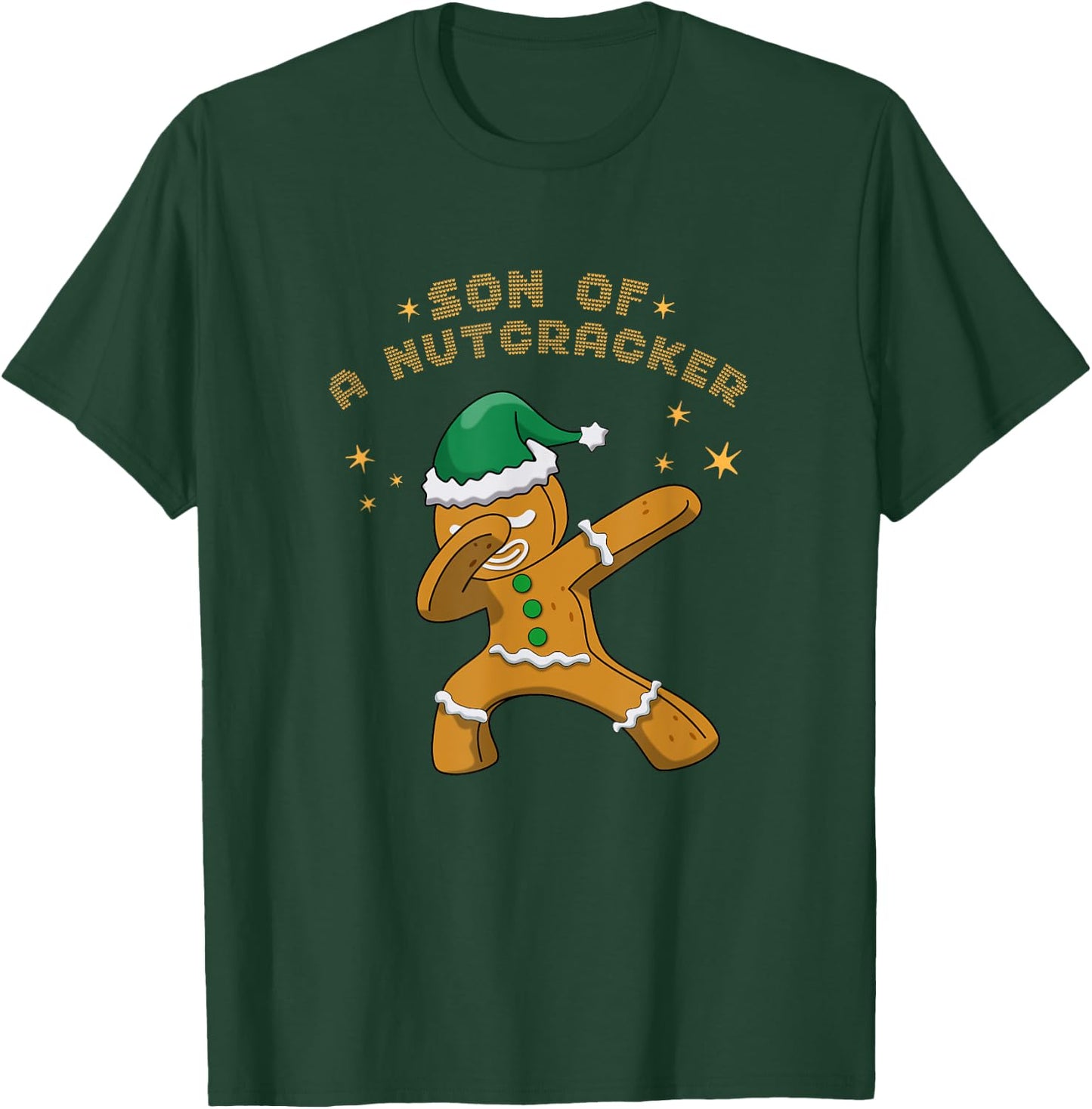 Son Of A Nutcracker Pajamas Christmas Gingerbread Man T-Shirt - T-Shirt | Forest