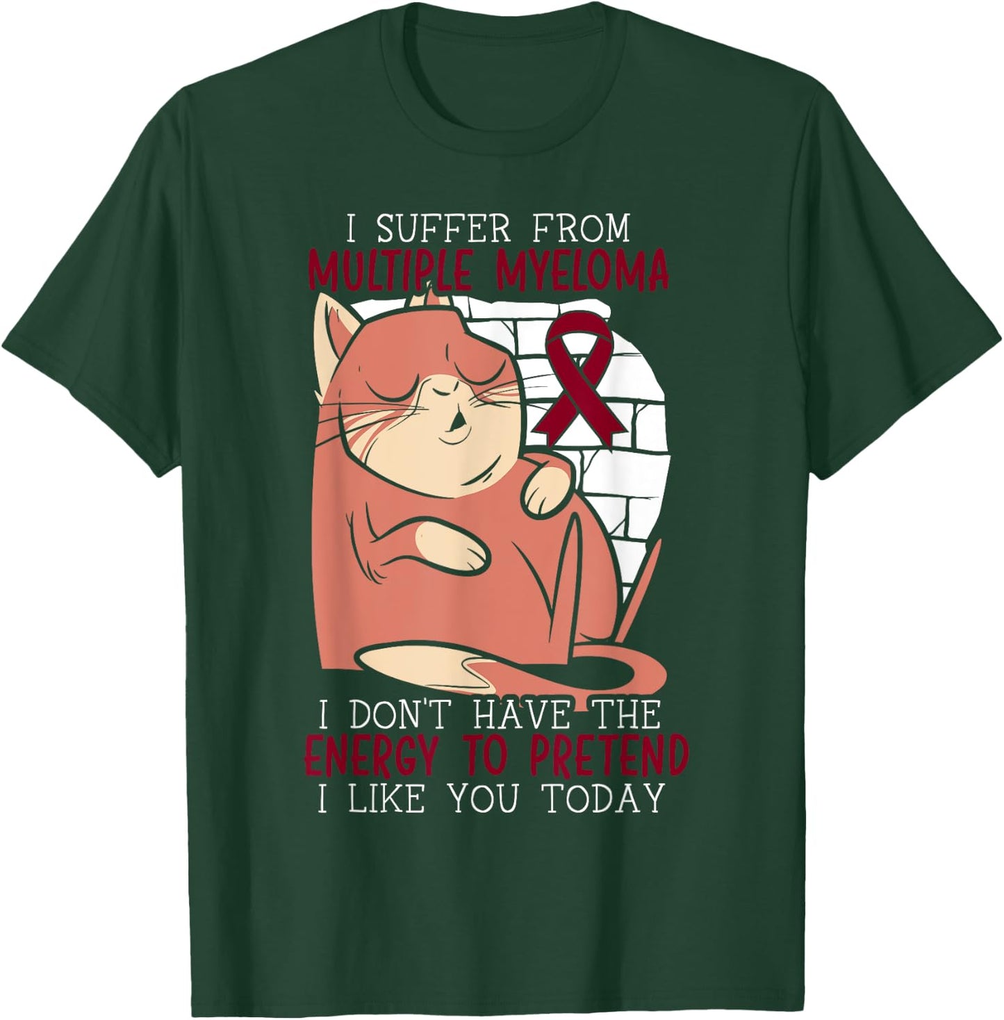 Multiple Myeloma Warrior Myeloma Cancer Awareness T-Shirt - T-Shirt | Forest