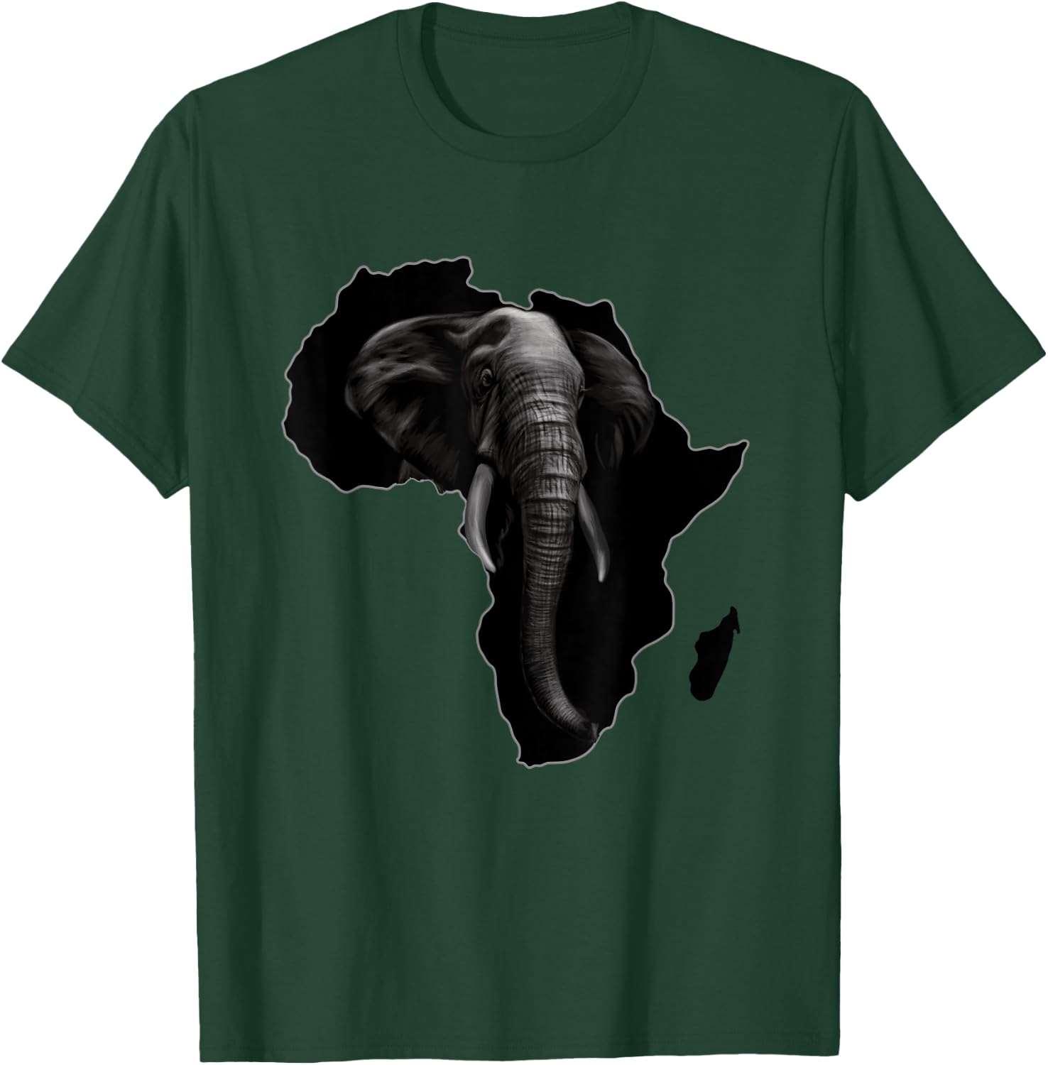 Proud Africa African Country Elephant Continent Love T-Shirt - T-Shirt | Forest