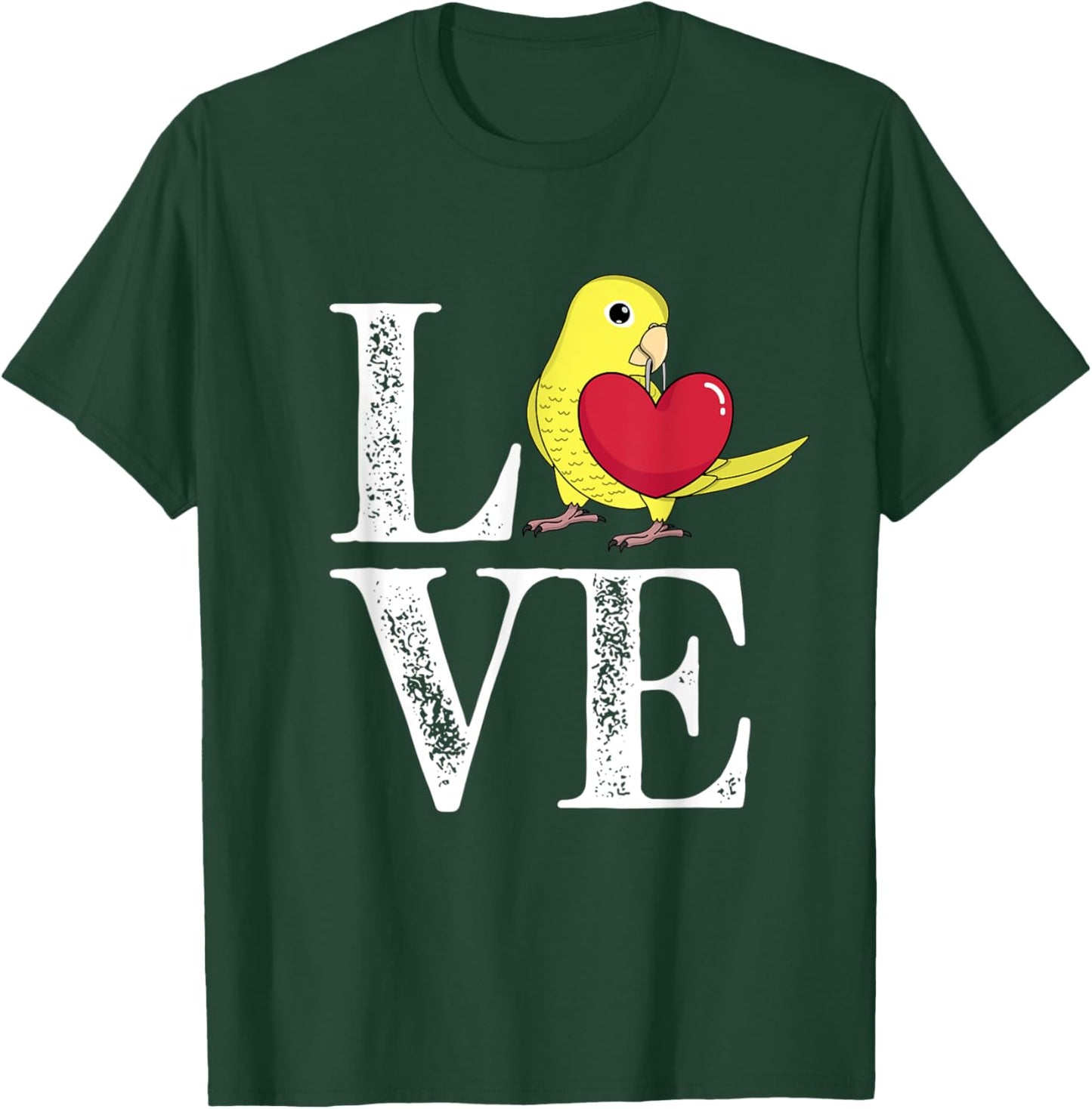 Love Parrot I Yellow Parrotlet T-Shirt - T-Shirt | Forest