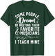 Best Music Teacher Women Musician Band Piano Teacher T-Shirt - T-Shirt | Forest