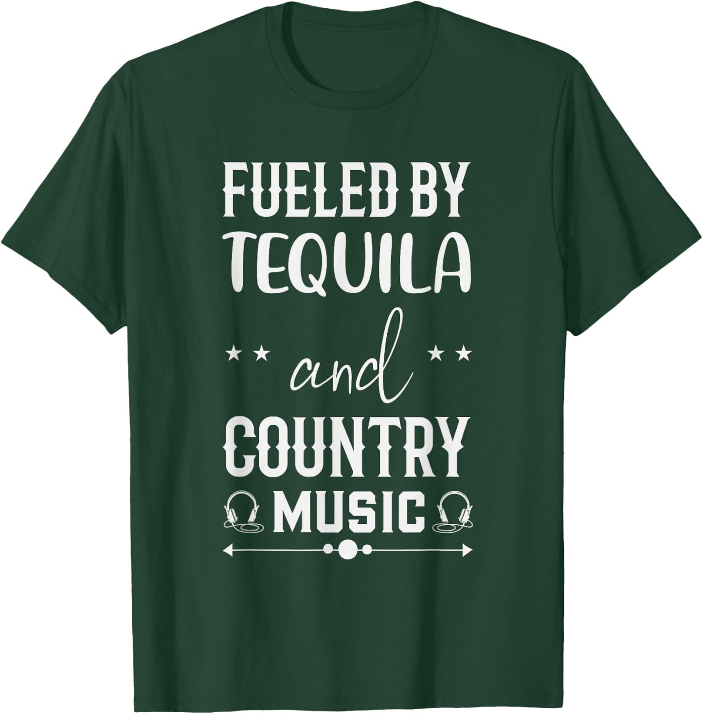 Funny Tequila Country Music Party Drinking Vibes Western T-Shirt - T-Shirt | Forest