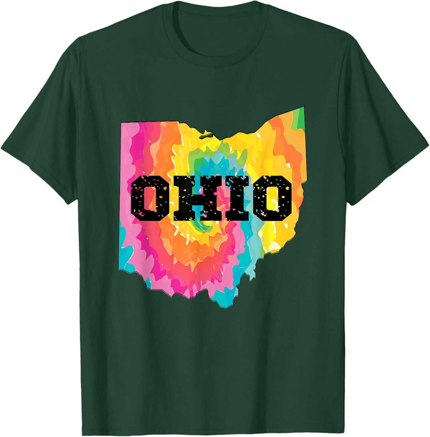 Ohio The State Shirts State Ohio Flag Ohioan T-Shirt - T-Shirt | Forest