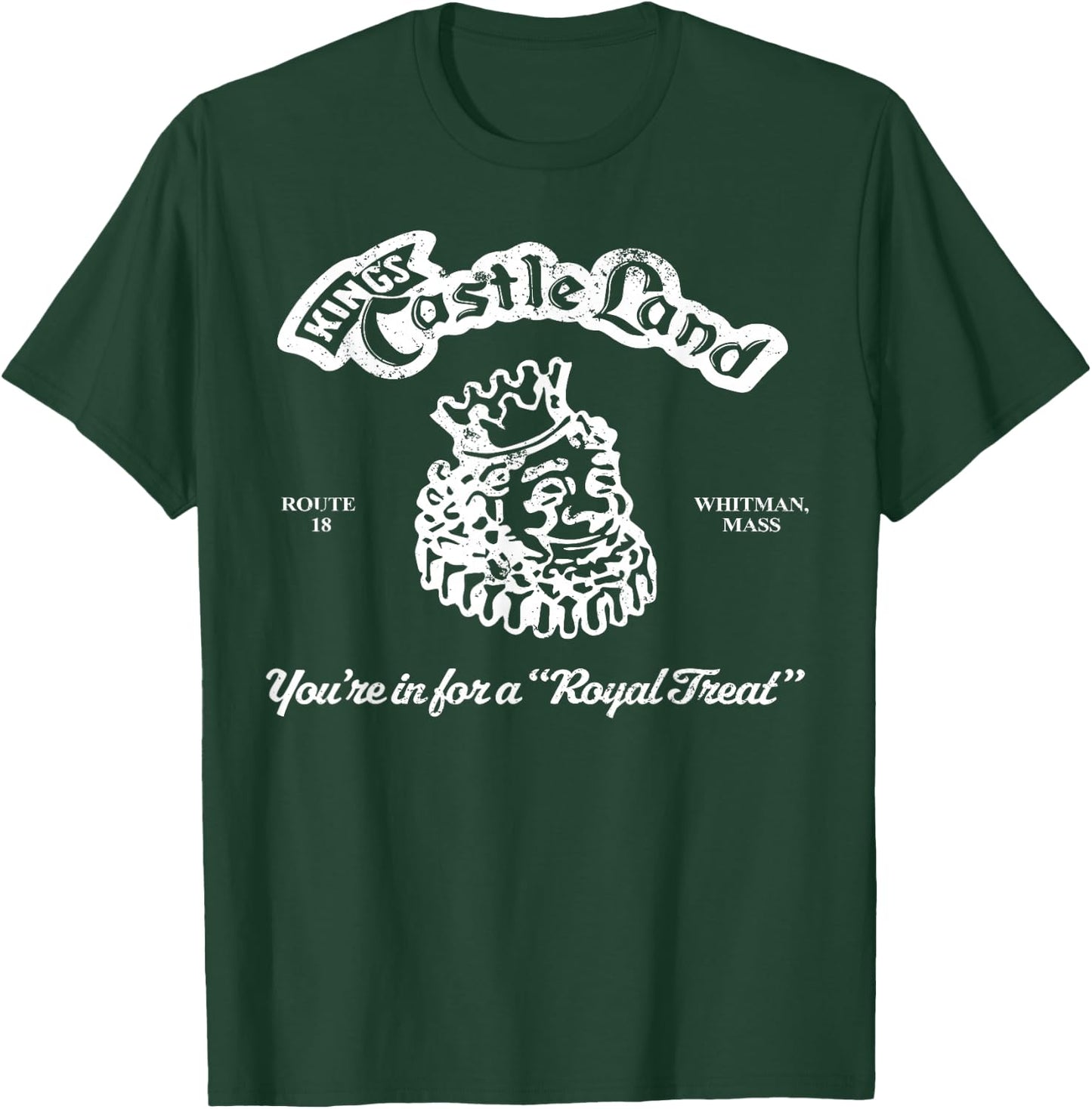 Kings Castle Land Retro - Kings Castleland Whitman, MA T-Shirt - T-Shirt | Forest
