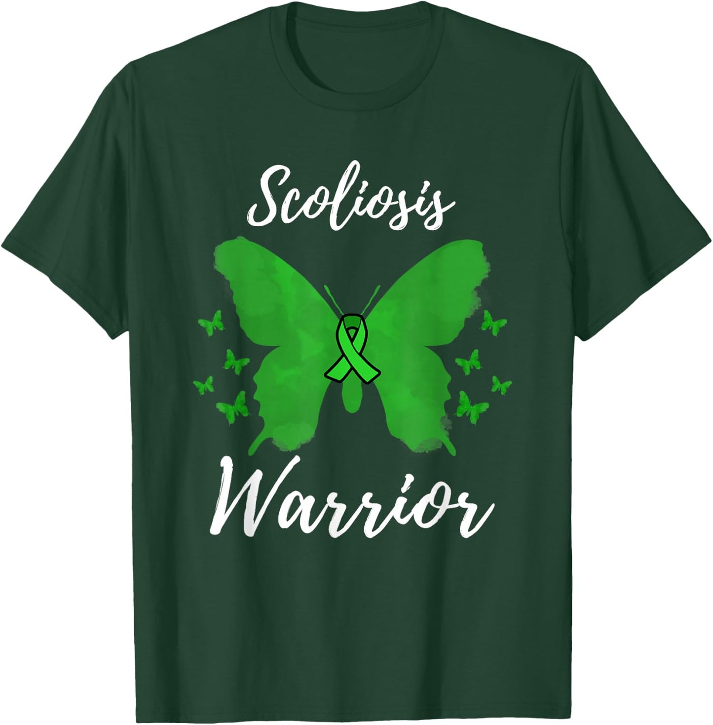 Scoliosis Warrior Scoliosis Awareness T-Shirt - T-Shirt | Forest