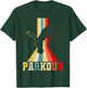 Parkour Freerunner Traceur Retro Freerunning Men Boys Kids T-Shirt - T-Shirt | Forest