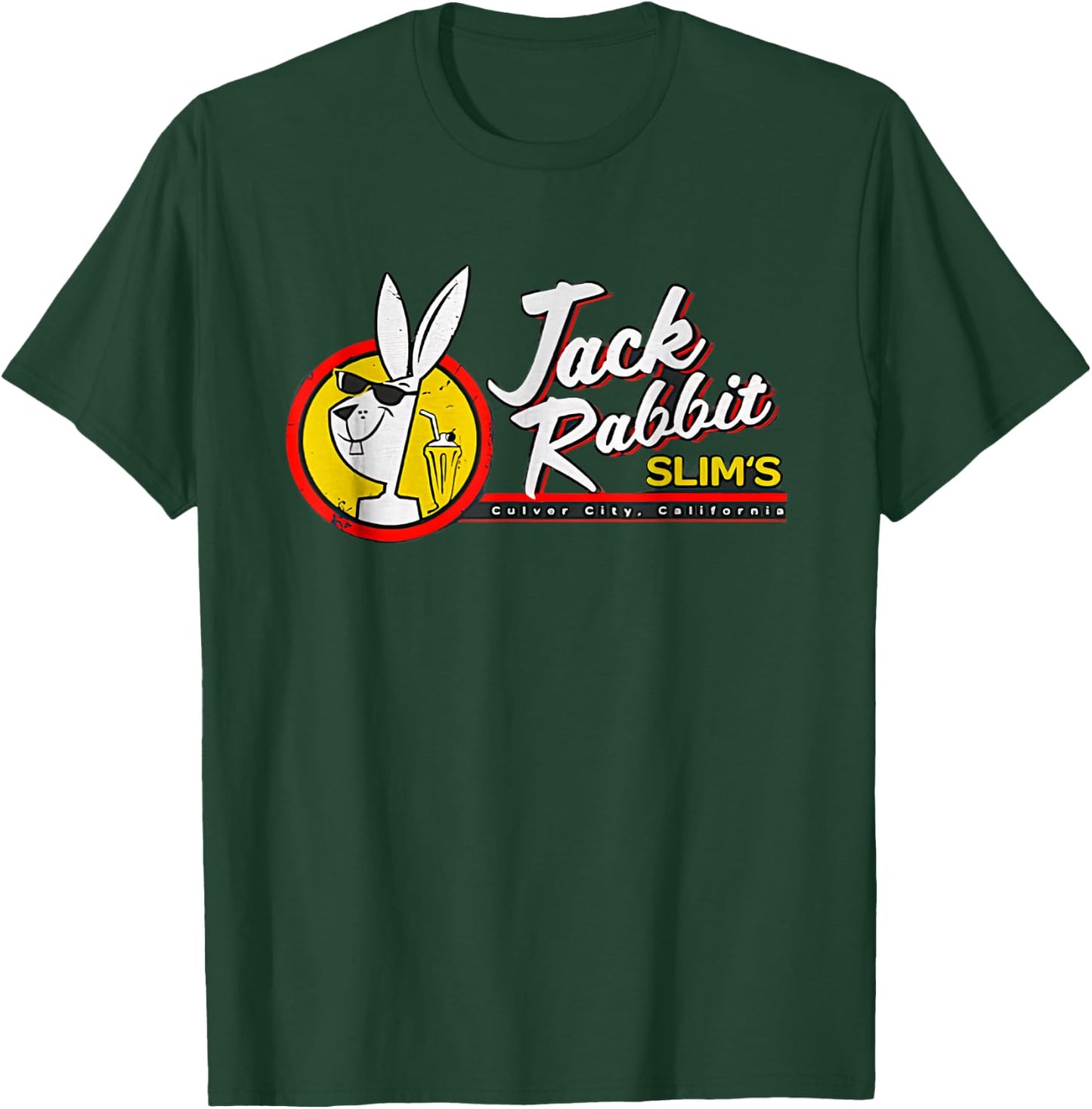 Rabbit Jack Slim's Pulp Los Angeles Restaurant Retro Vintage T-Shirt - T-Shirt | Forest