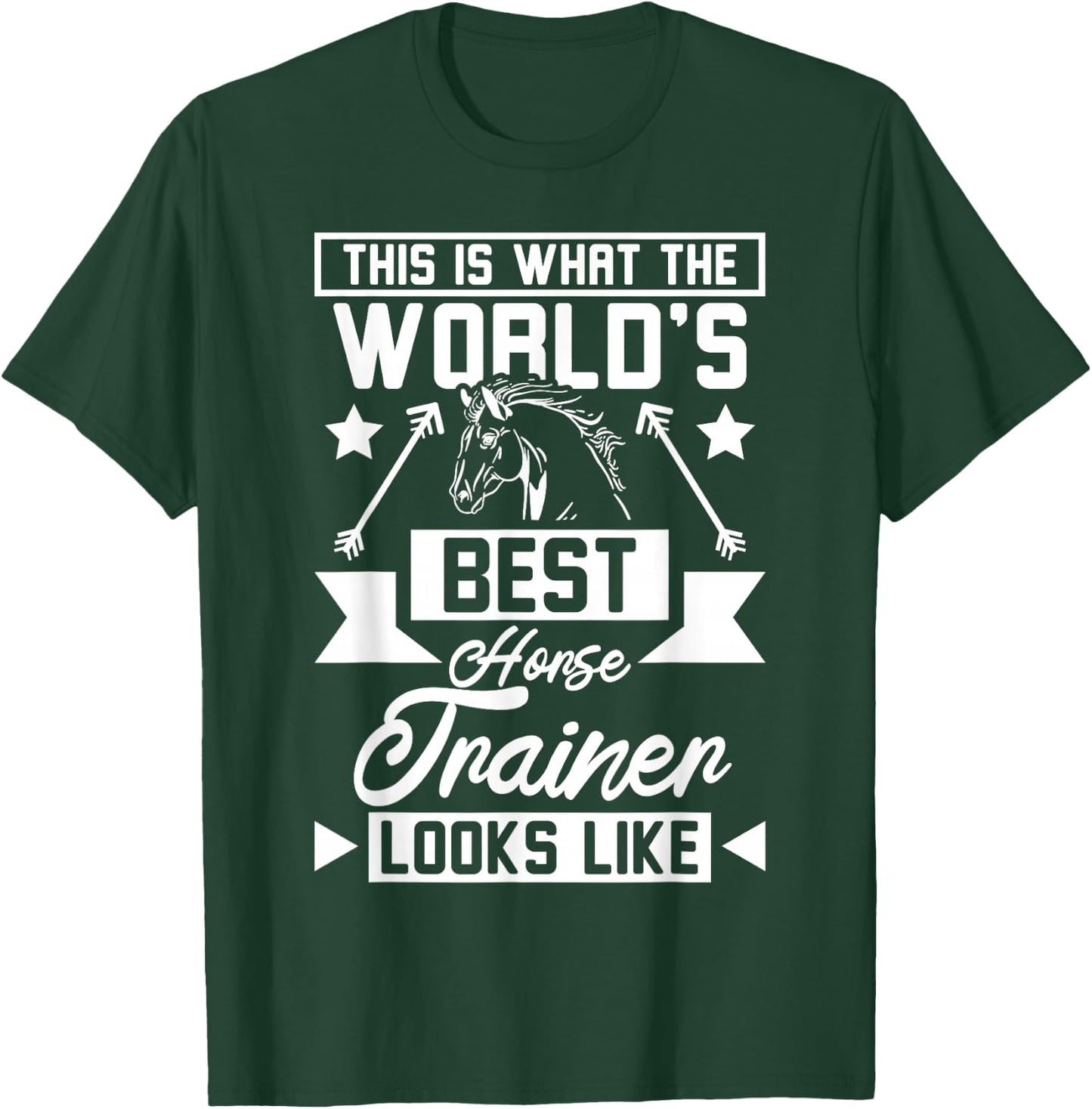 World's best horse trainer T-Shirt - T-Shirt | Forest