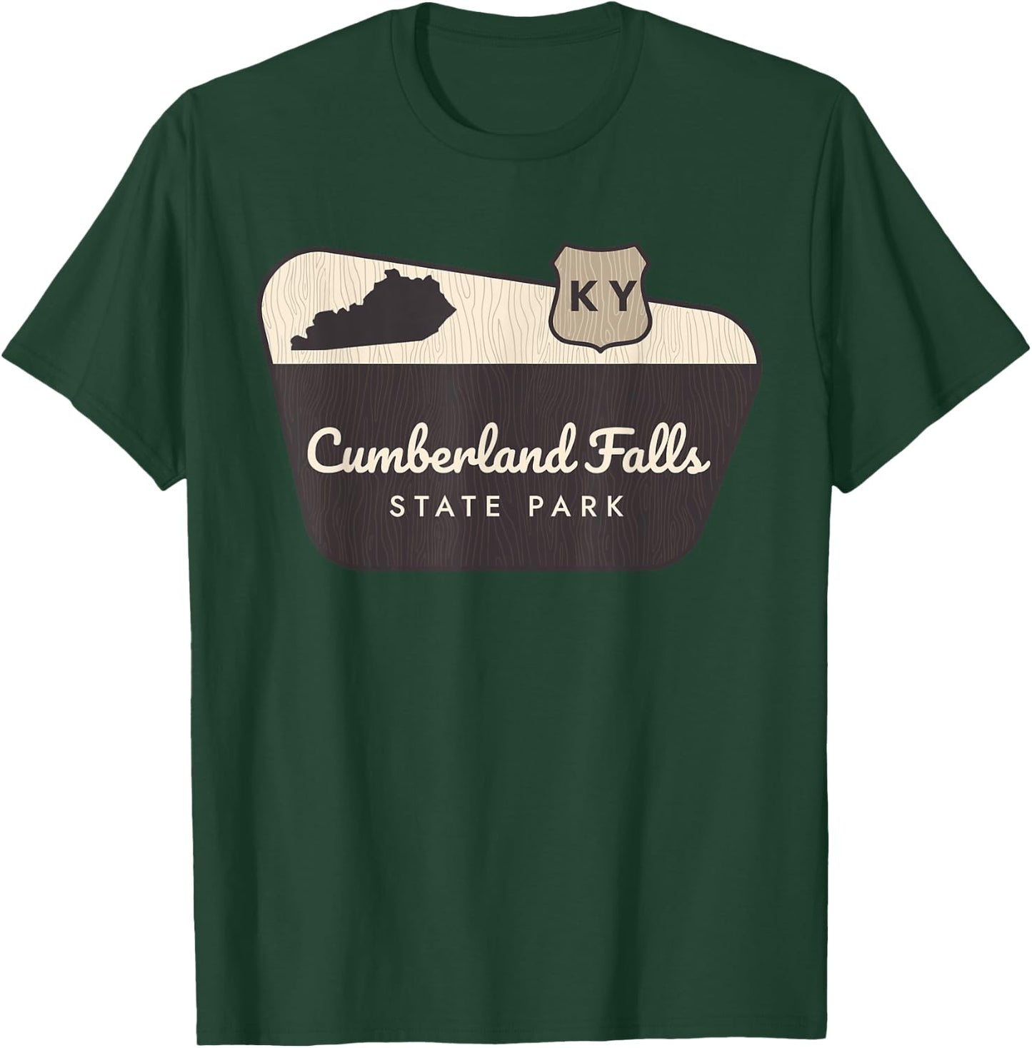 Cumberland Falls State Park Kentucky Welcome Sign Vacation T-Shirt - T-Shirt | Forest