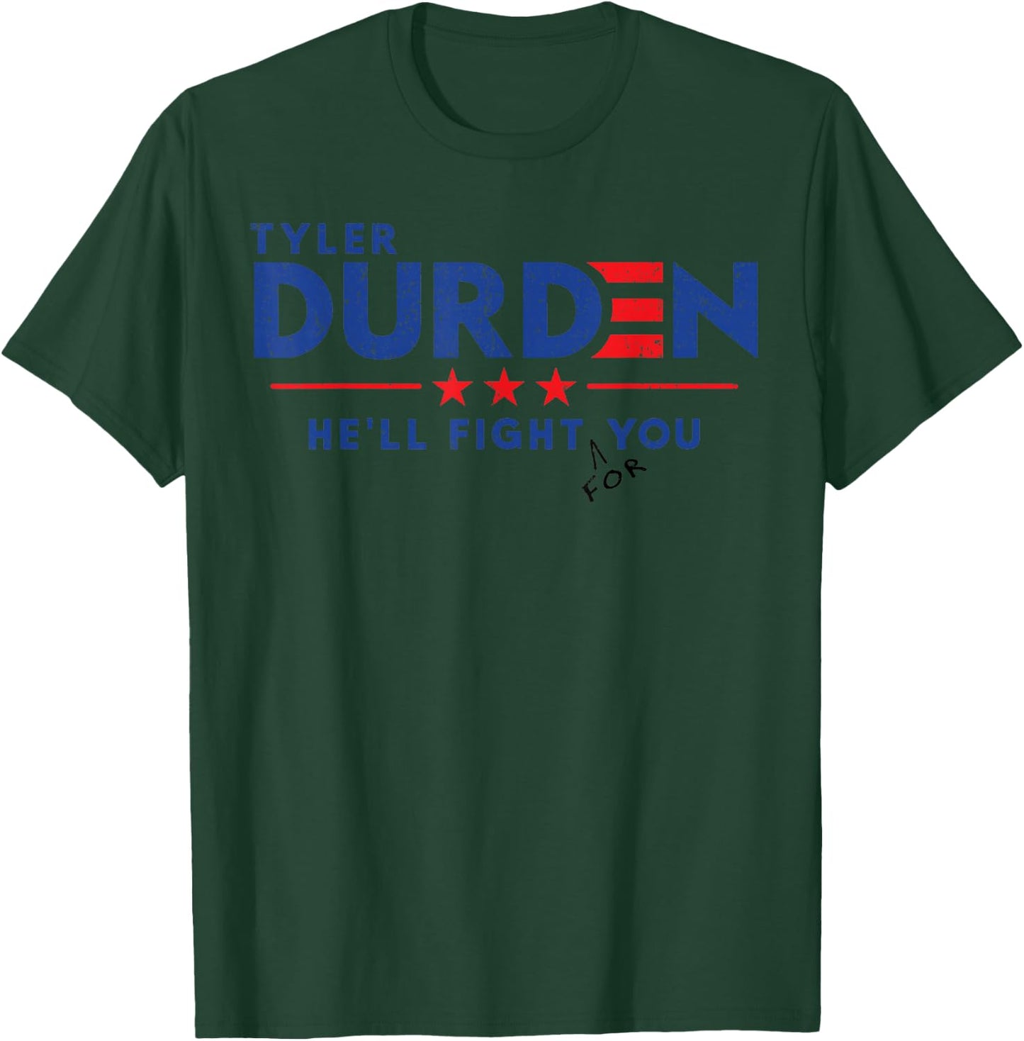 Vintage Tyler Durden He'll Fight For You T-Shirt - T-Shirt | Forest