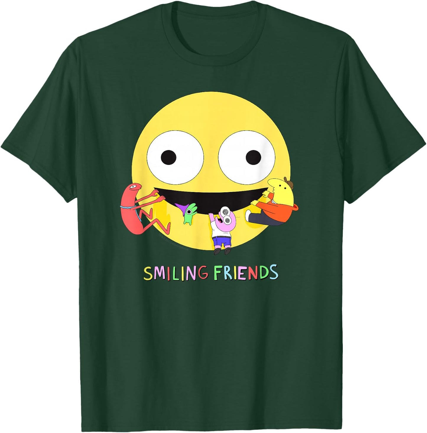 Smiling Friends T-Shirt - T-Shirt | Forest