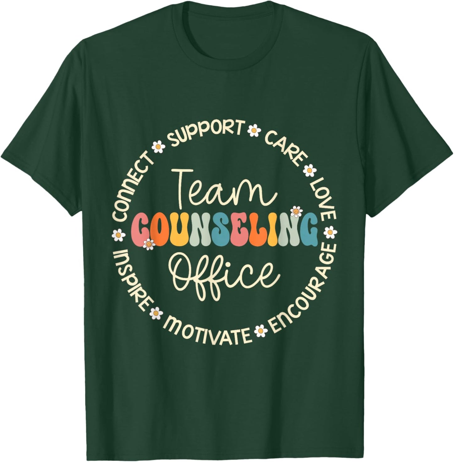 Team Counseling Office Appreciation Week Back to School T-Shirt - T-Shirt | Forest