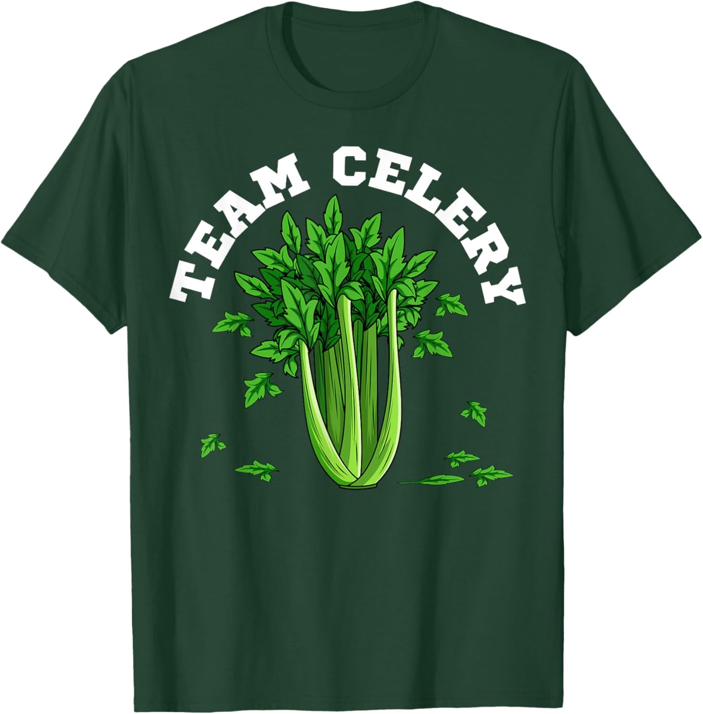 Celery Apium Graveolen Vegetarian Vegan Vegetable Lover T-Shirt - T-Shirt | Forest