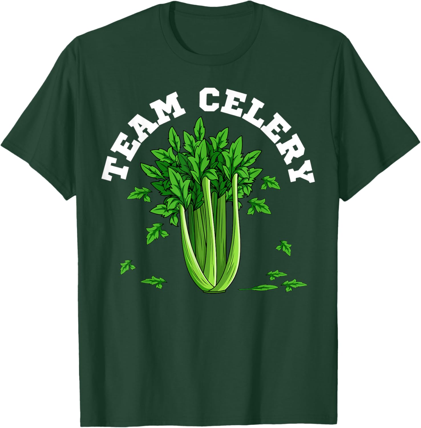 Celery Apium Graveolen Vegetarian Vegan Vegetable Lover T-Shirt - T-Shirt | Forest