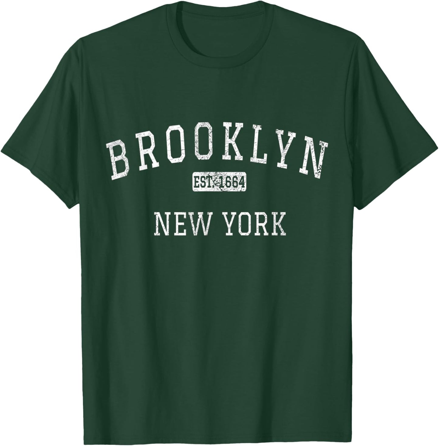 Brooklyn New York NY Vintage Small T-Shirt - T-Shirt | Forest