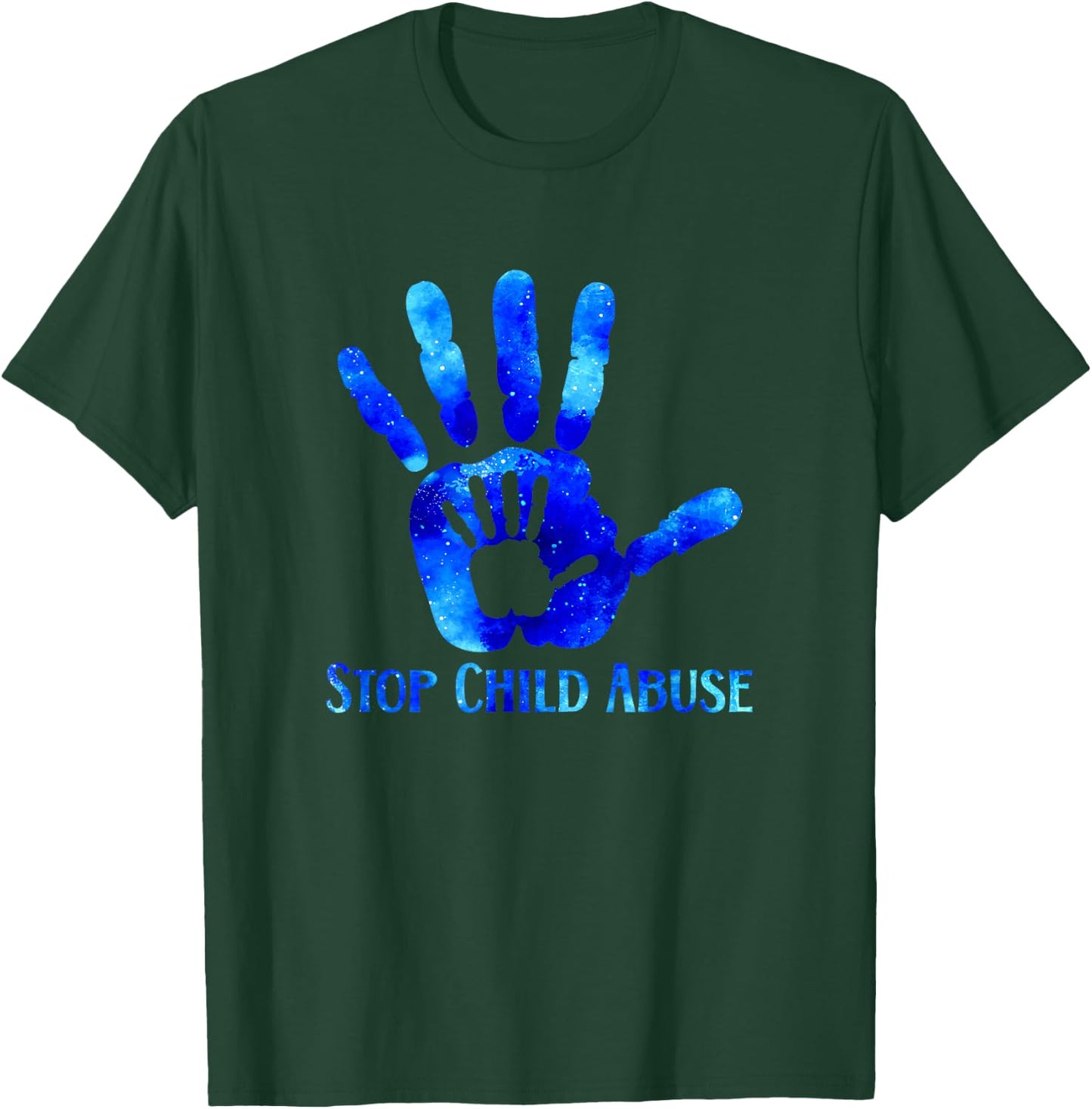 Stop Child Abuse Prevention Awareness Month T-Shirt - T-Shirt | Forest