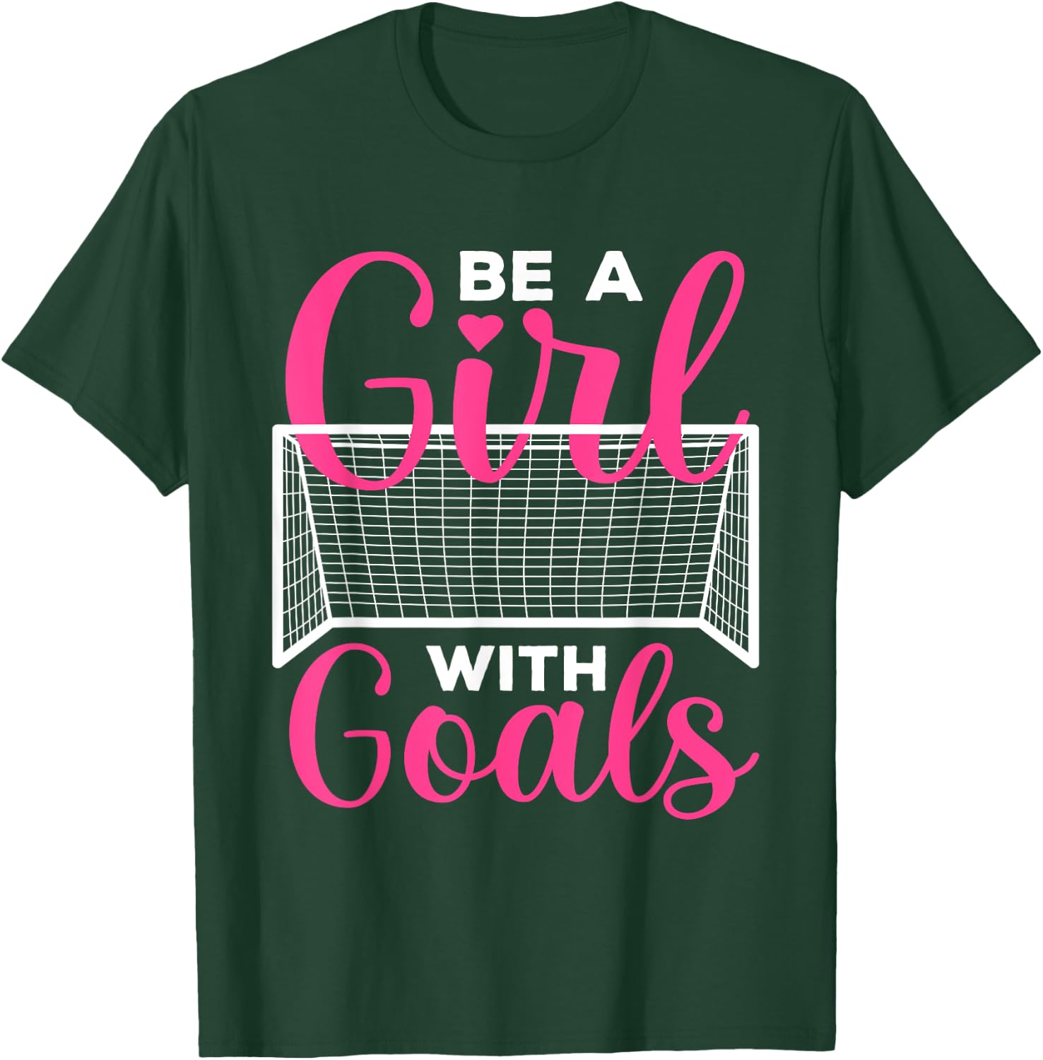 Funny Soccer Art For Girls Teens Women Soccer Lovers Players T-Shirt - T-Shirt | Forest