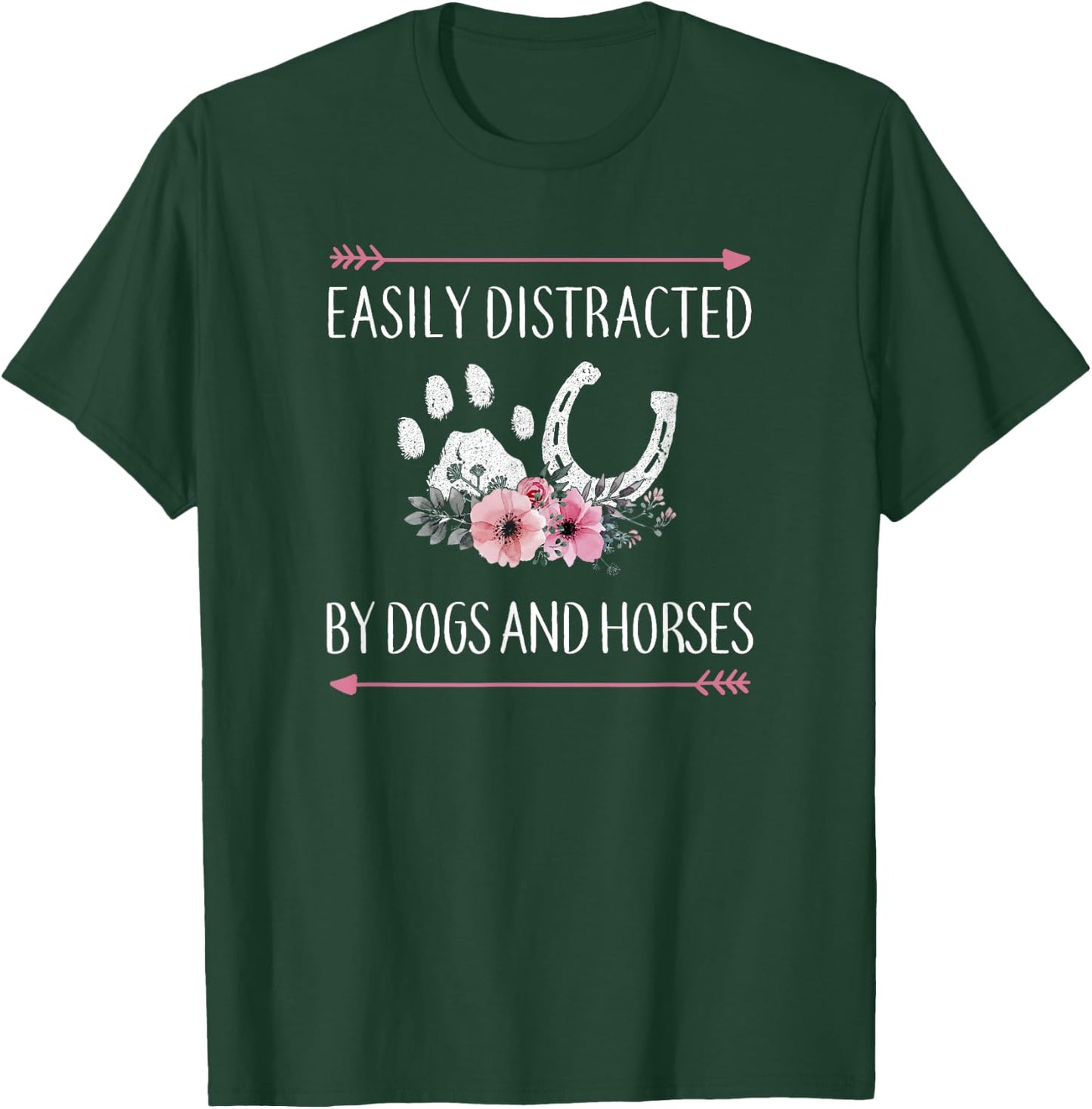 Horse Shirt Teens Girls Kids Horse Lovers T-Shirt - T-Shirt | Forest