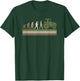 Funny Retro Evolution Tractor Farmer Farming Agriculture Men T-Shirt - T-Shirt | Forest