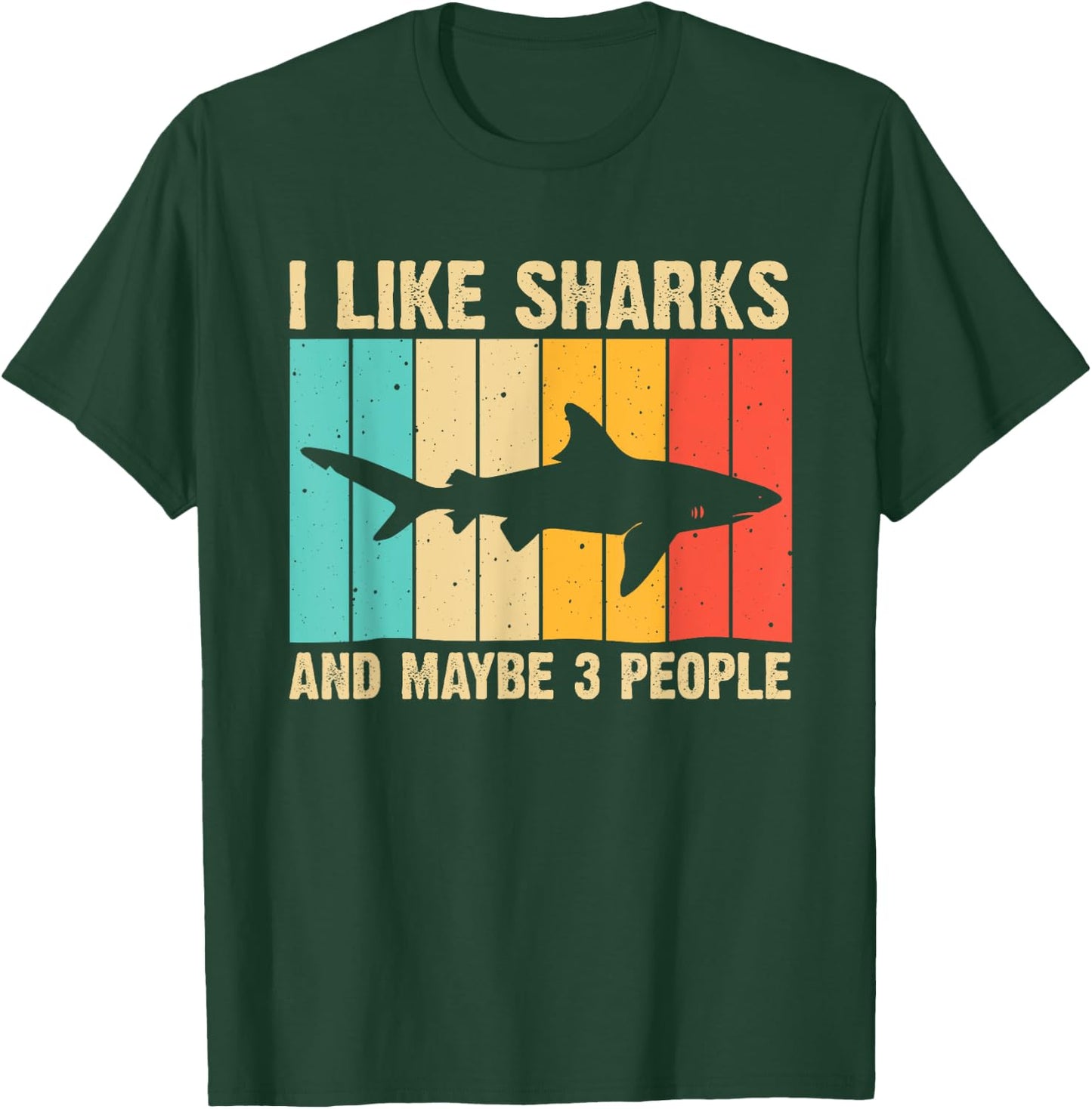 Funny Shark Design For Kids Men Women Animal Shark Stuff T-Shirt - T-Shirt | Forest