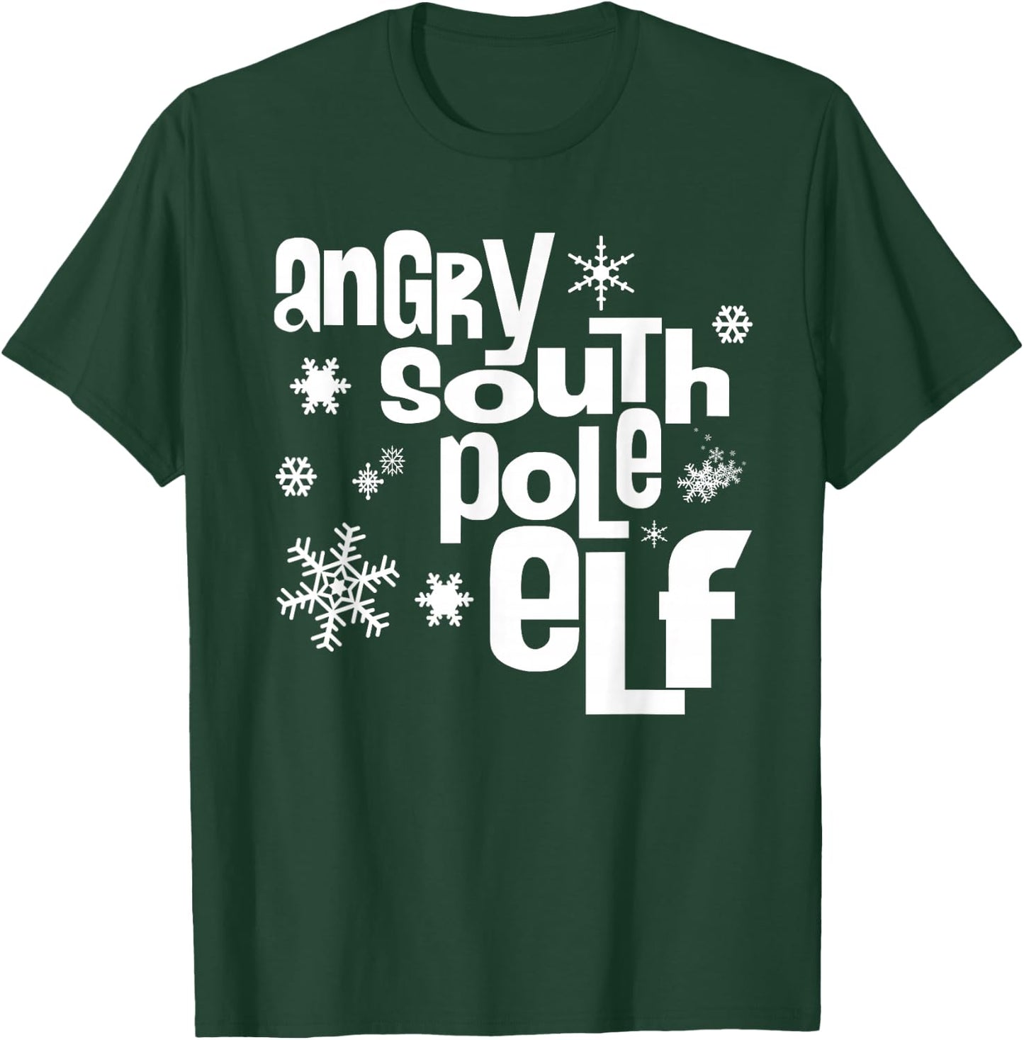 Angry South Pole Elf T-Shirt - T-Shirt | Forest