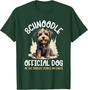 Schnoodle Snoodle Dog Breed Pet Schnoodle Official Dog T-Shirt - T-Shirt | Forest