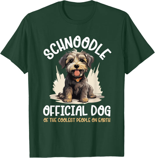 Schnoodle Snoodle Dog Breed Pet Schnoodle Official Dog T-Shirt - T-Shirt | Forest