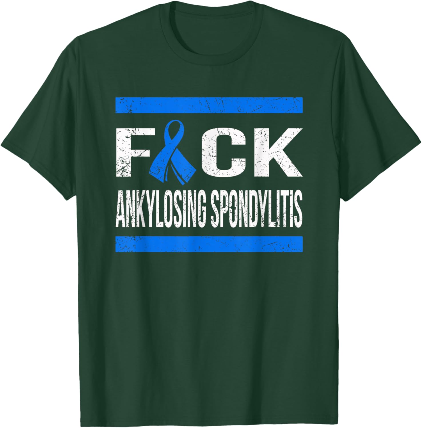 Support Ankylosing Spondylitis Awareness t Shirt T-Shirt - T-Shirt | Forest