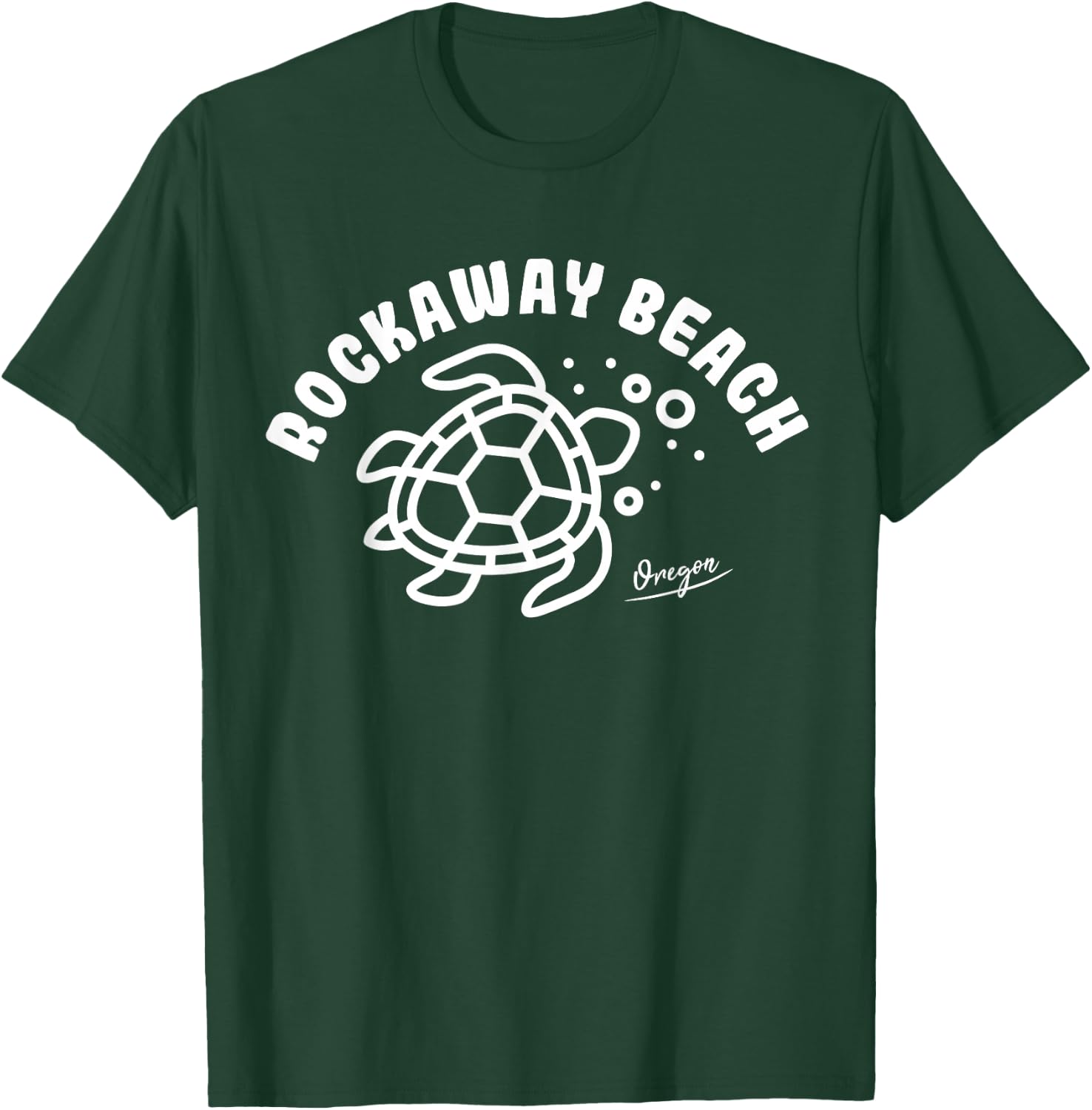 Rockaway Beach Oregon Sea Turtle Souvenir T-Shirt - T-Shirt | Forest