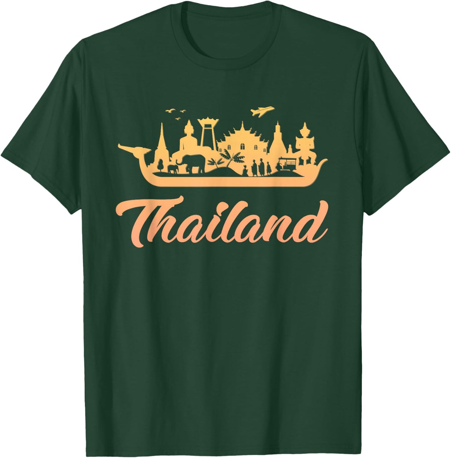 Thailand | Travel Vacation | Elephant Thailand T-Shirt - T-Shirt | Forest