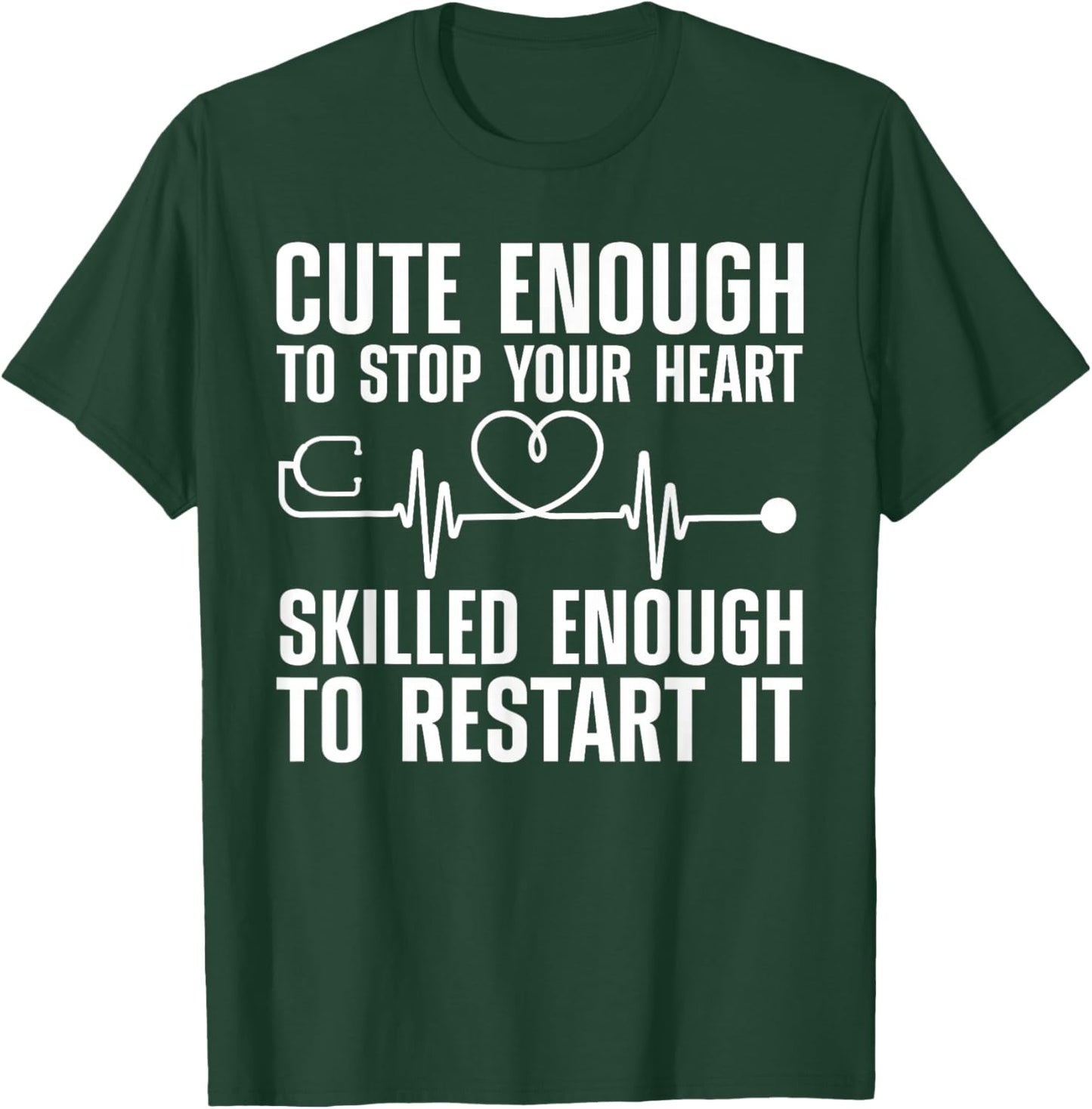 Nurse Gift CNA ER RN Nurse Accessories & Stuff Cool Nurse Women Medical Assistant Nursing Aide CNA T-Shirt - T-Shirt | Forest