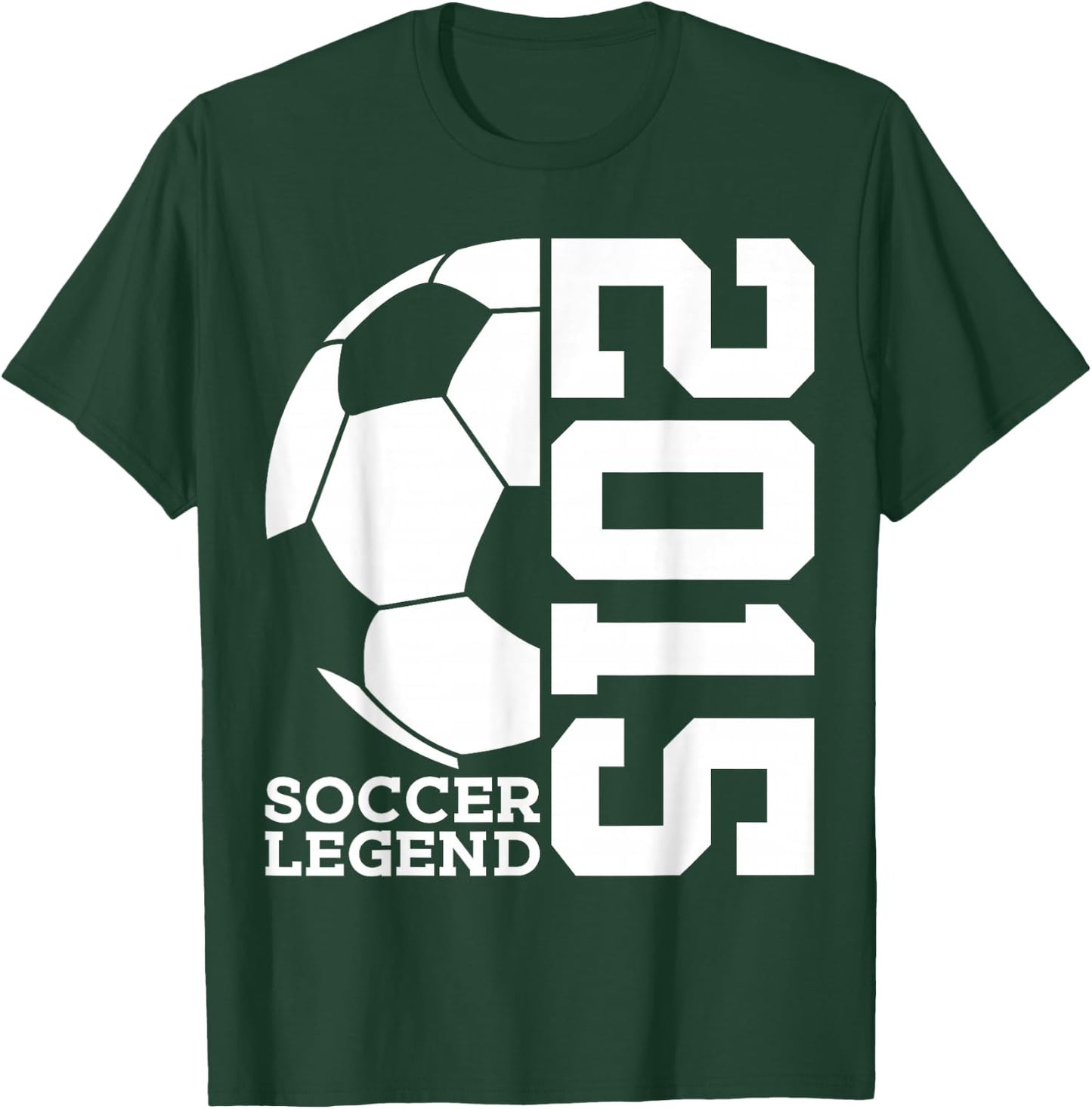 Soccer Legend 2015 11th Birthday Soccer T-Shirt - T-Shirt | Forest