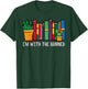Im With The Banned Books Funny Reading Bookworm Men Women T-Shirt - T-Shirt | Forest