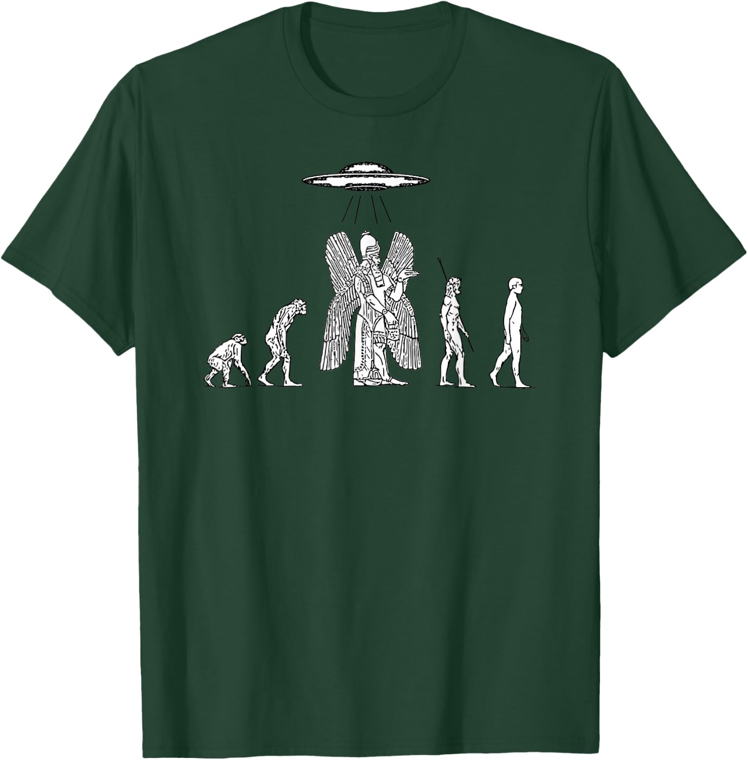 Anunnaki Anunnaki Theory of Evolution T-Shirt - T-Shirt | Forest