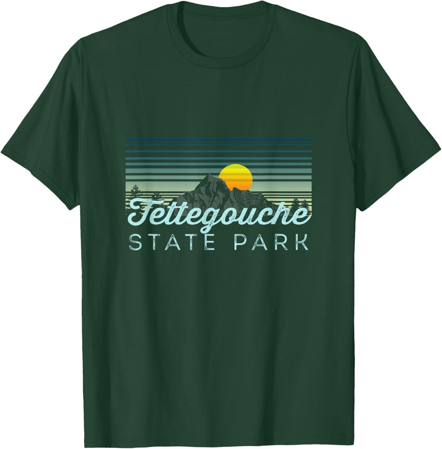 Tettegouche State Park Retro Clothes & Gear - Souvenir T-Shirt - T-Shirt | Forest