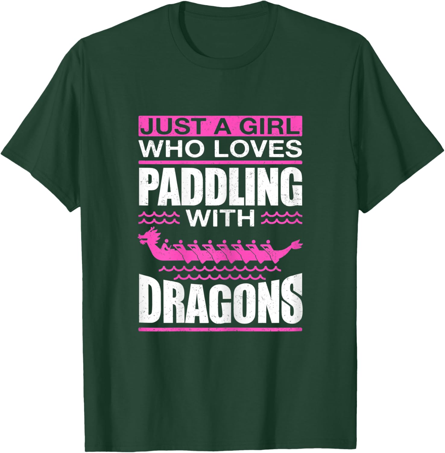 Dragon Boat Racing Paddling & Dragonboat T-Shirt - T-Shirt | Forest