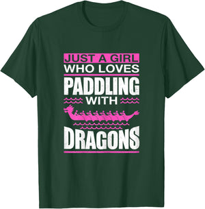 Dragon Boat Racing Paddling & Dragonboat T-Shirt - T-Shirt | Forest
