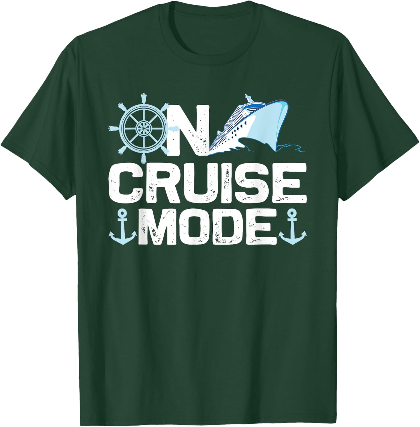 Cool Cruising Women Vacay Mode Cruise Vacation Trip T-Shirt - T-Shirt | Forest