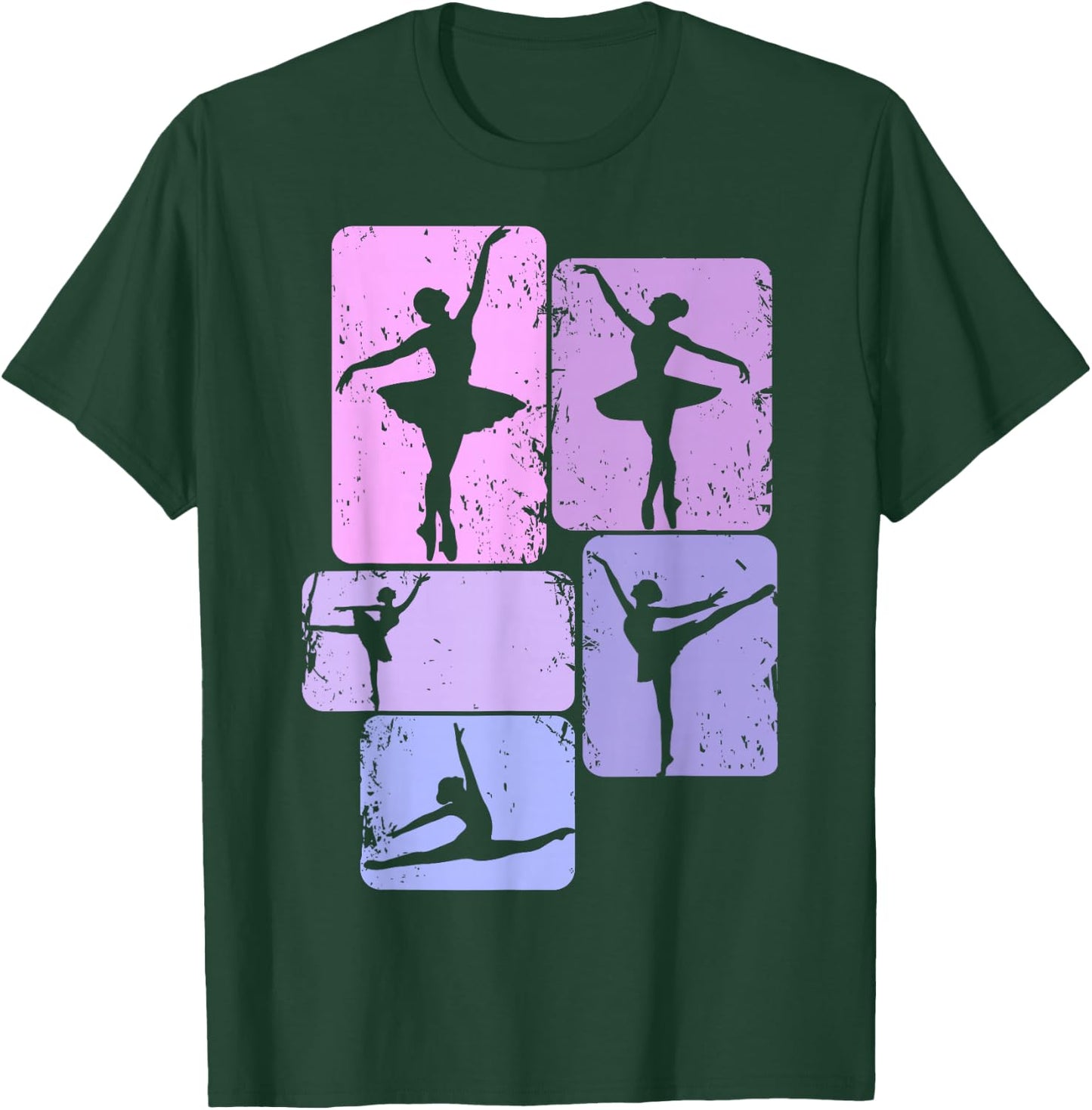 Ballerina Ballet Girls Women Children T-Shirt - T-Shirt | Forest