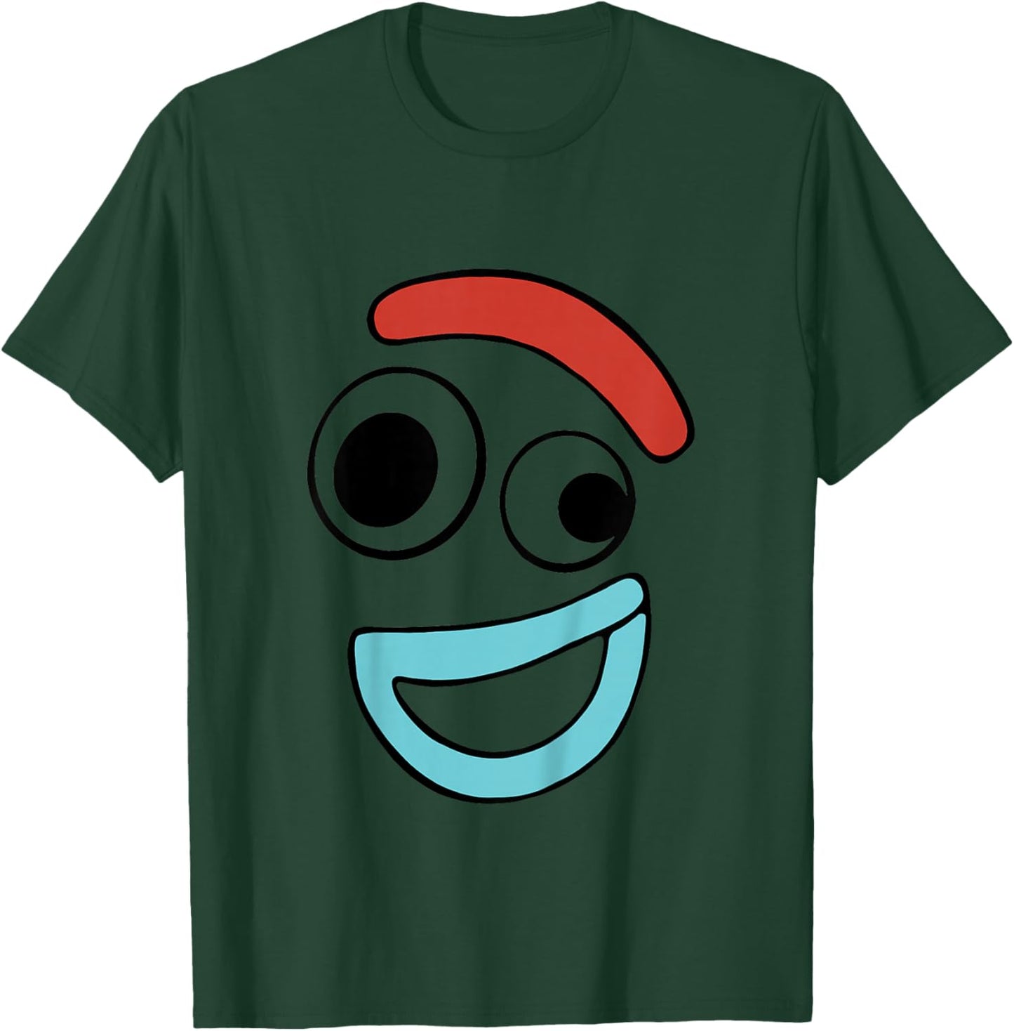 Kids Disney Pixar Toy Story 4 Forky Big Face Smile Toddler T-Shirt - T-Shirt | Forest