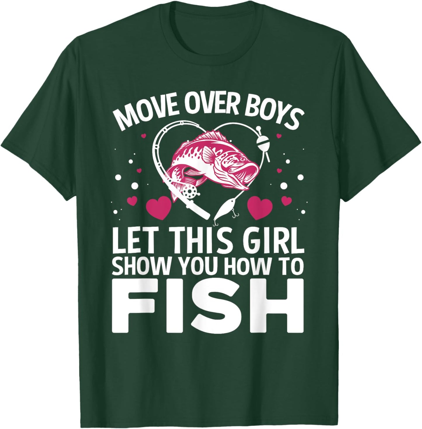 Unique Fishing Gift Fisherman Accessories & Stuff Women's Fishing Lover T-Shirt - T-Shirt | Forest