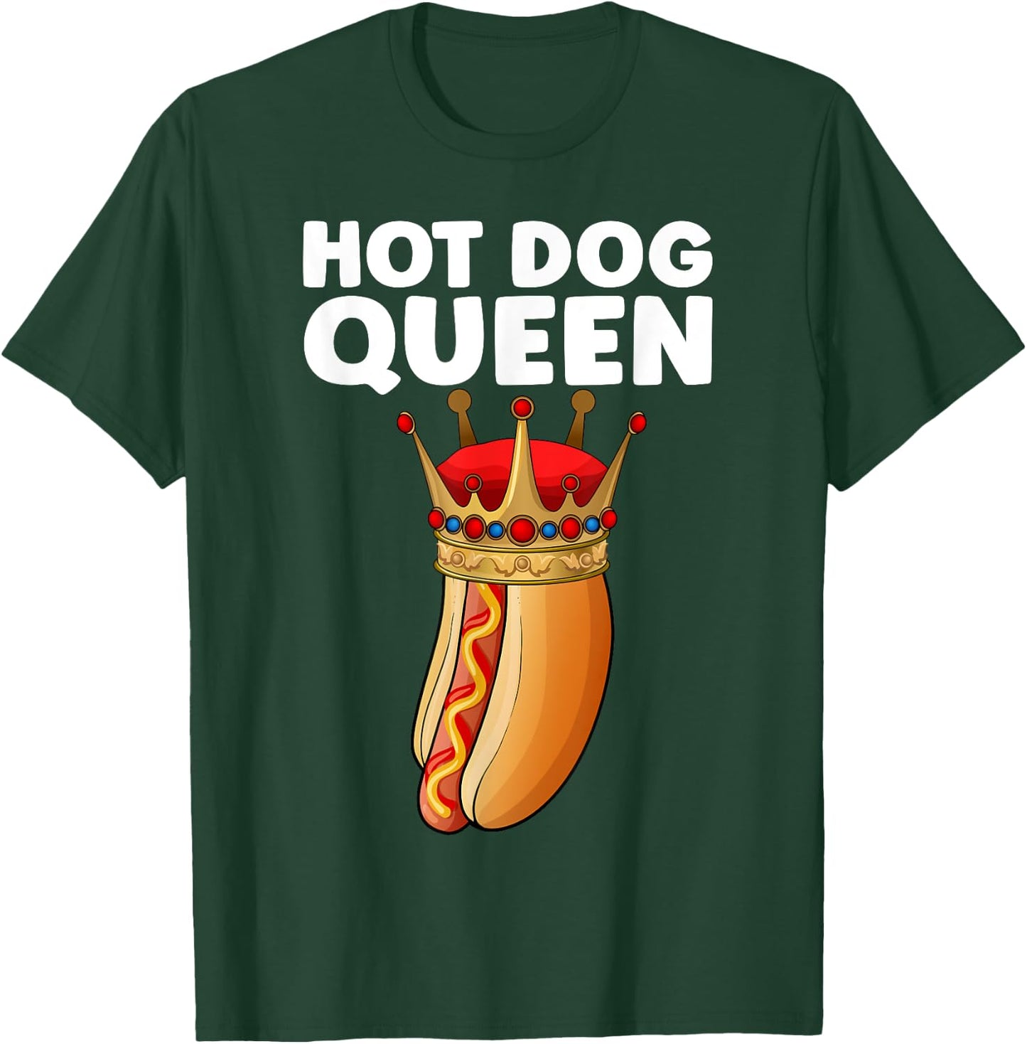 Cute Hot Dog Design Girls Sausage Hotdog Lovers T-Shirt - T-Shirt | Forest